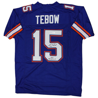 Charitybuzz: Tim Tebow Signed Florida Gators Jersey with Inscription