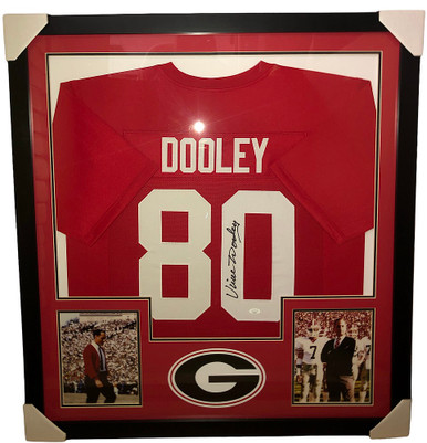 George Pickens Signed Georgia Bulldogs Framed Red Long Signature Jersey -  JSA