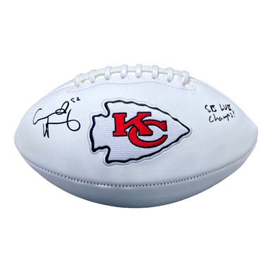 Creed Humphrey Autographed Kansas City Chiefs Gold Custom #52