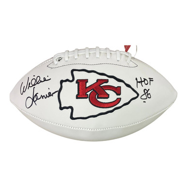 Willie Lanier Autographed Signed Kansas City Chiefs XL Red Custom Jersey w/  'HOF 86' Inscription - Beckett Authentication Services (BAS)