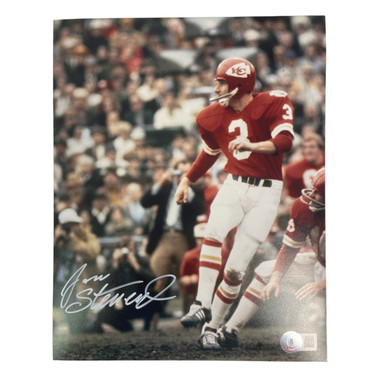 Jan Stenerud Autographed Signed Kansas City Chiefs HOF 1991 8X10 Photo  Beckett