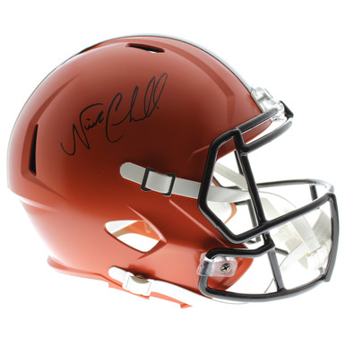 : Nick Chubb Cleveland Browns Autographed White Replica Helmet -  Certified Authentic : Collectibles & Fine Art