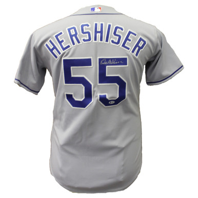 Orel Hershiser Signed Stat Jersey - Memorabilia Expert