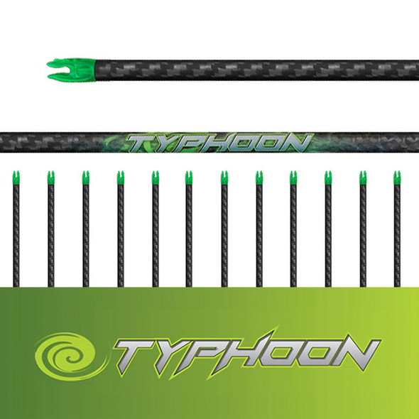 Typhoon Arrows  12 Pk. - Bare Shaft (.003 straightness) 200 Spine