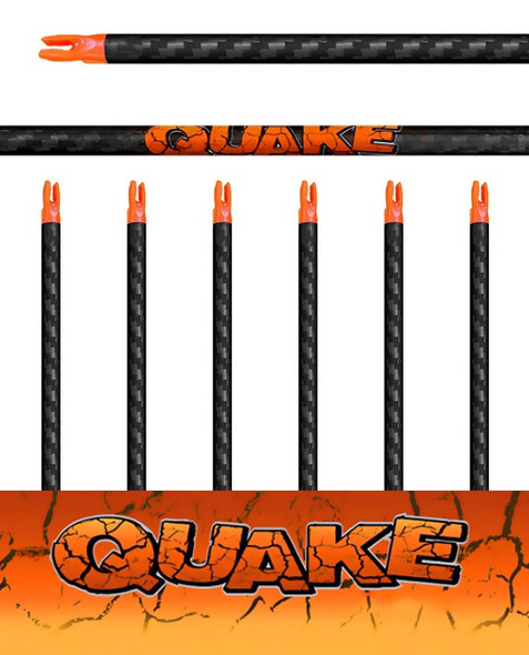 Quake Arrows  6 Pk. - Bare Shaft (.001 straightness)