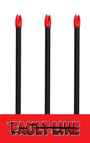 Faultline 3 Arrow Test Pack - Bare Shafts (NO COMPONENTS)