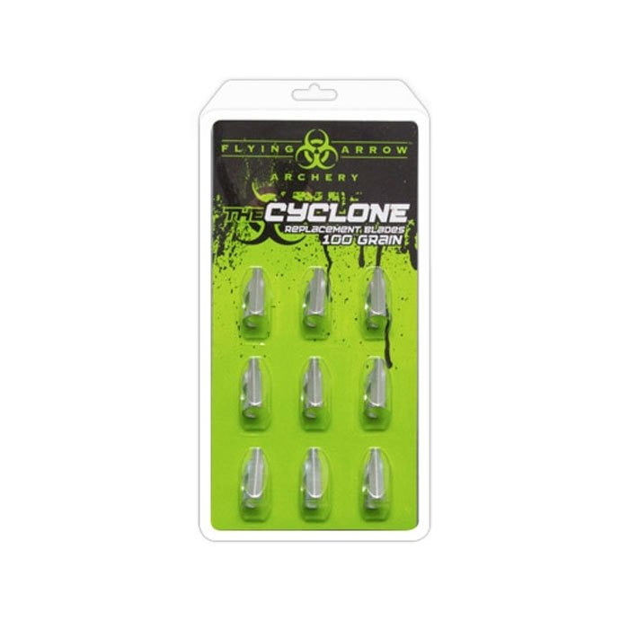 Cyclone Broadhead-100 Grain Replacement Blades 9 Pk.