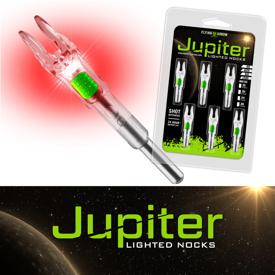 Jupiter Lighted Nock-6 Per Pk.