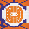 Clemson Tigers - Littlejohn Coliseum City Print