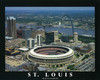 Old Busch Stadium Aerial Poster