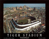 Tiger Stadium Aerial Poster