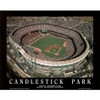 Candlestick Park Giants Aerial Poster