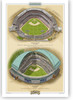 Milwaukee Brewers Ballparks Print