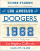 Los Angeles Dodgers - Dodger Stadium Subway Print - Vintage Ontario Baseball Art