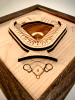 Angel Stadium Wooden Diamond