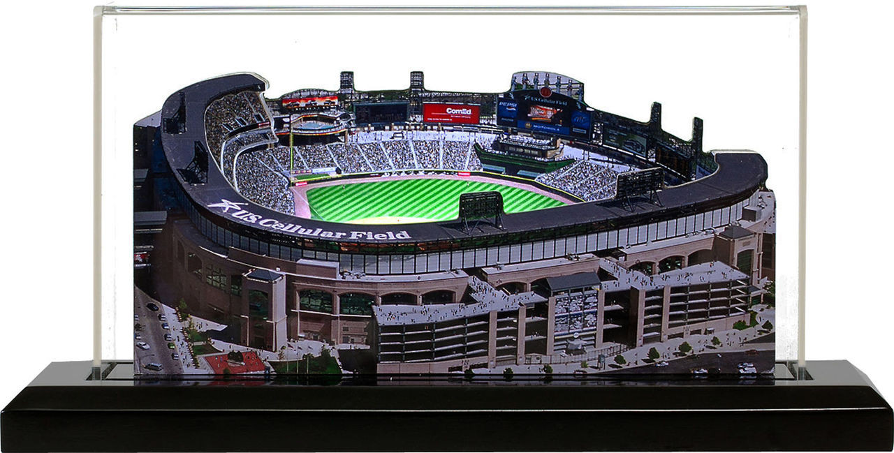 Chicago White Sox US Cellular Field Mixed Media 01 Textured Sky
