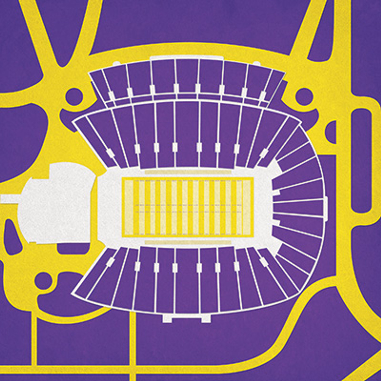 ECU Pirates - Dowdy Ficklen Stadium City Print