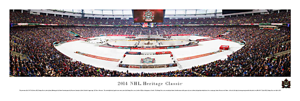 "2014 NHL Heritage Classic" Ottawa Senators Panorama Poster