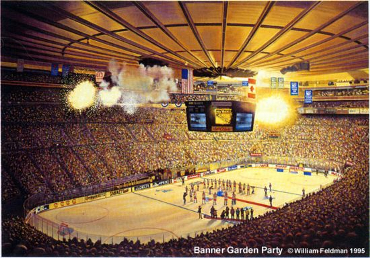 "Boston Garden Party" Boston Bruins Print