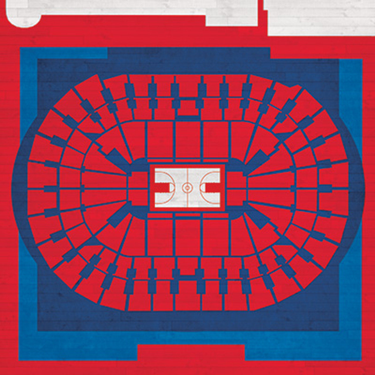 Washington Wizards - Verizon Center City Print