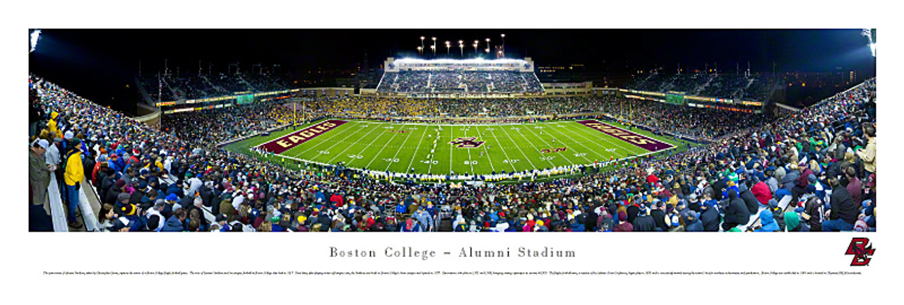 Boston College Eagles at Alumni Stadium Panorama Poster