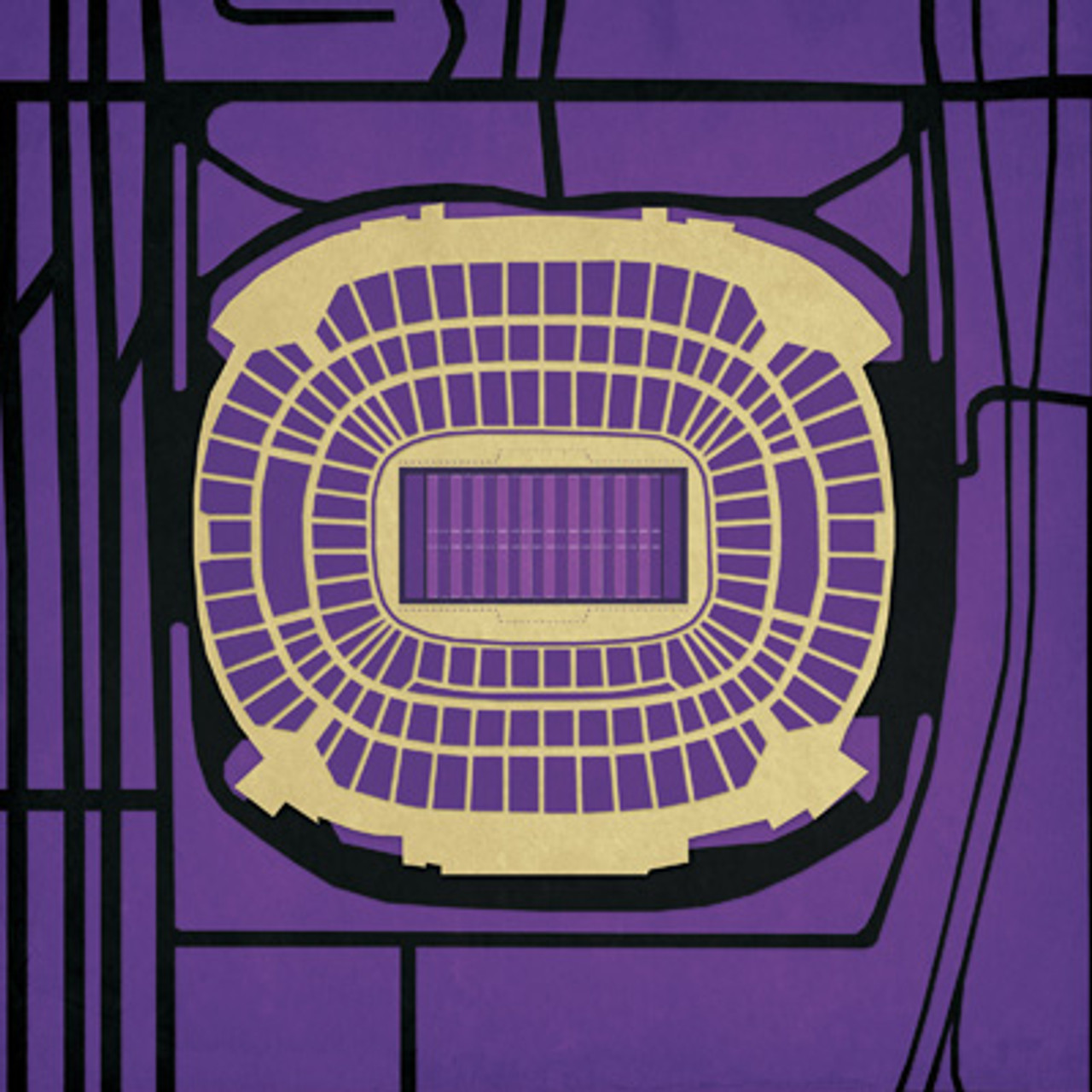 M&T Bank Stadium - Baltimore Ravens City Print