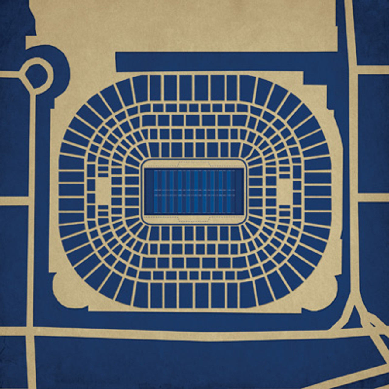 Edward Jones Dome - St. Louis Rams City Print