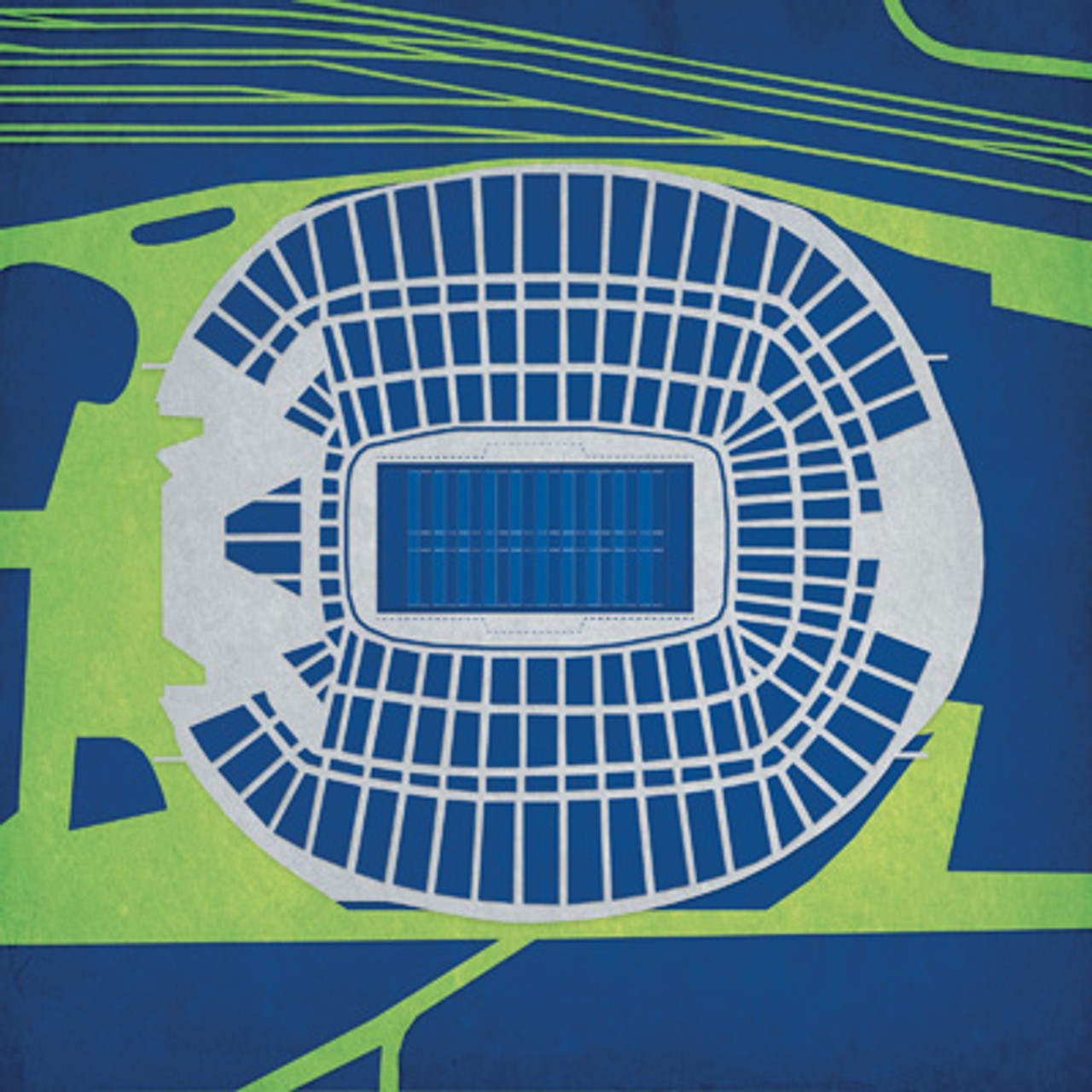 CenturyLink Field - Seattle Seahawks City Print - the Stadium Shoppe