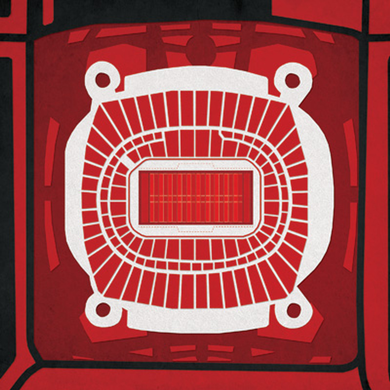 Arrowhead Stadium - Kansas City Chiefs City Print