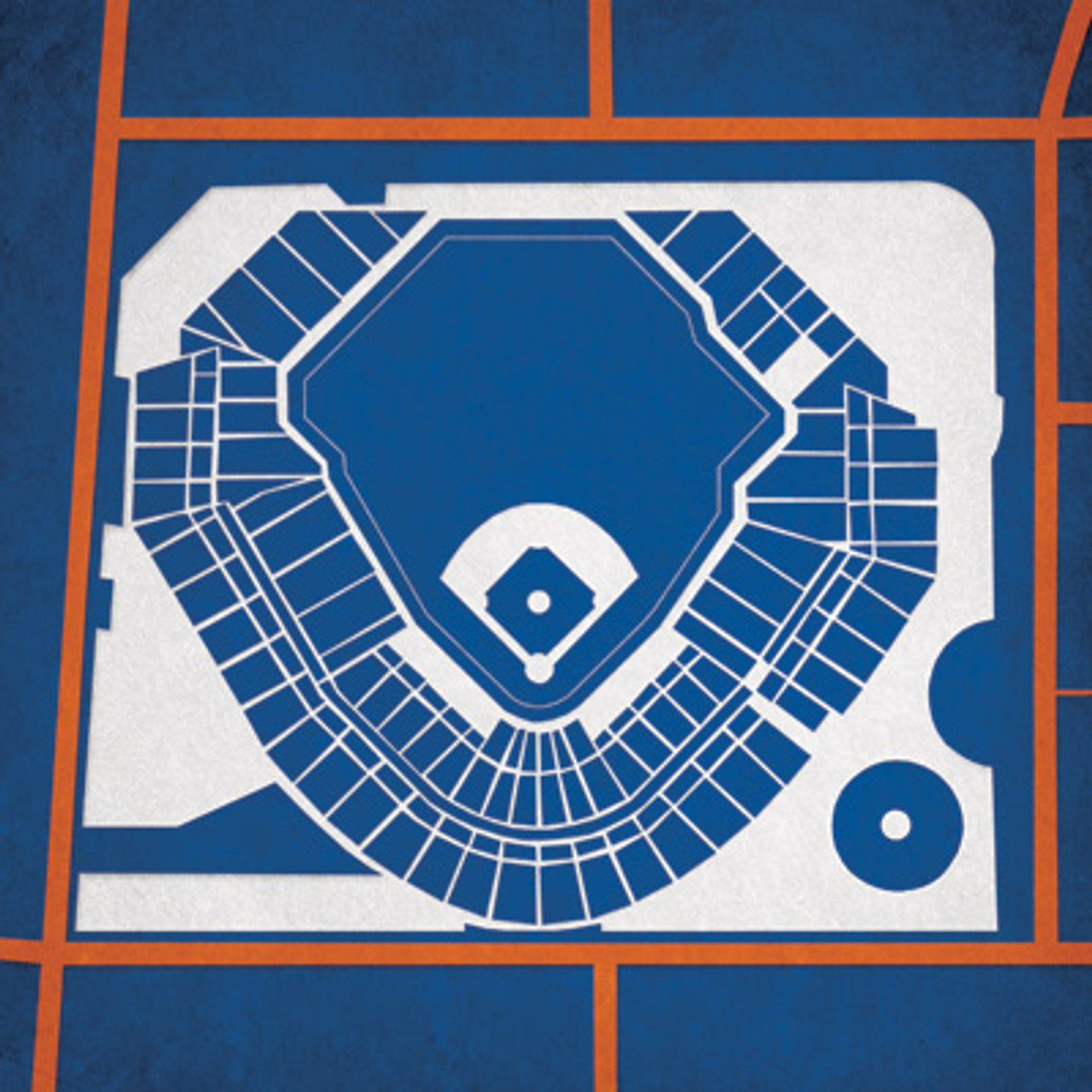 Comerica Park - Detroit Tigers City Print