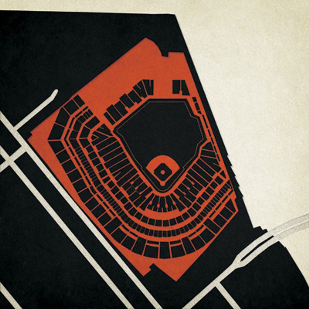 Oracle Park Photo San Francisco Giants Stadium Print SF Giants