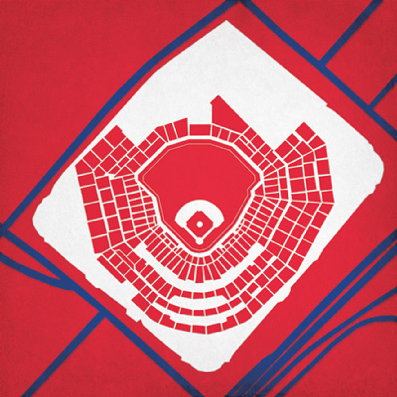 Busch Stadium - St. Louis Cardinals Architecture Poster - the Stadium Shoppe