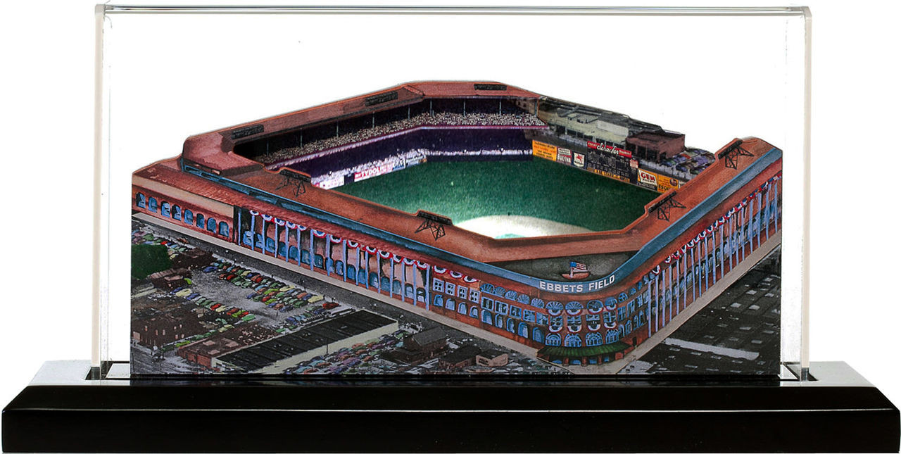 Ebbets Field Brooklyn Dodgers 3D Ballpark Replica