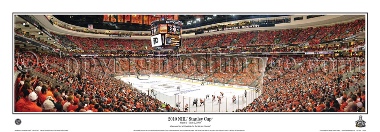 "2010 Stanley Cup" Philadelphia Flyers Panoramic Poster