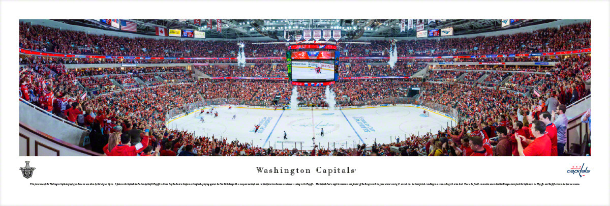 Washington Capitals at Verizon Center Panoramic Poster ...