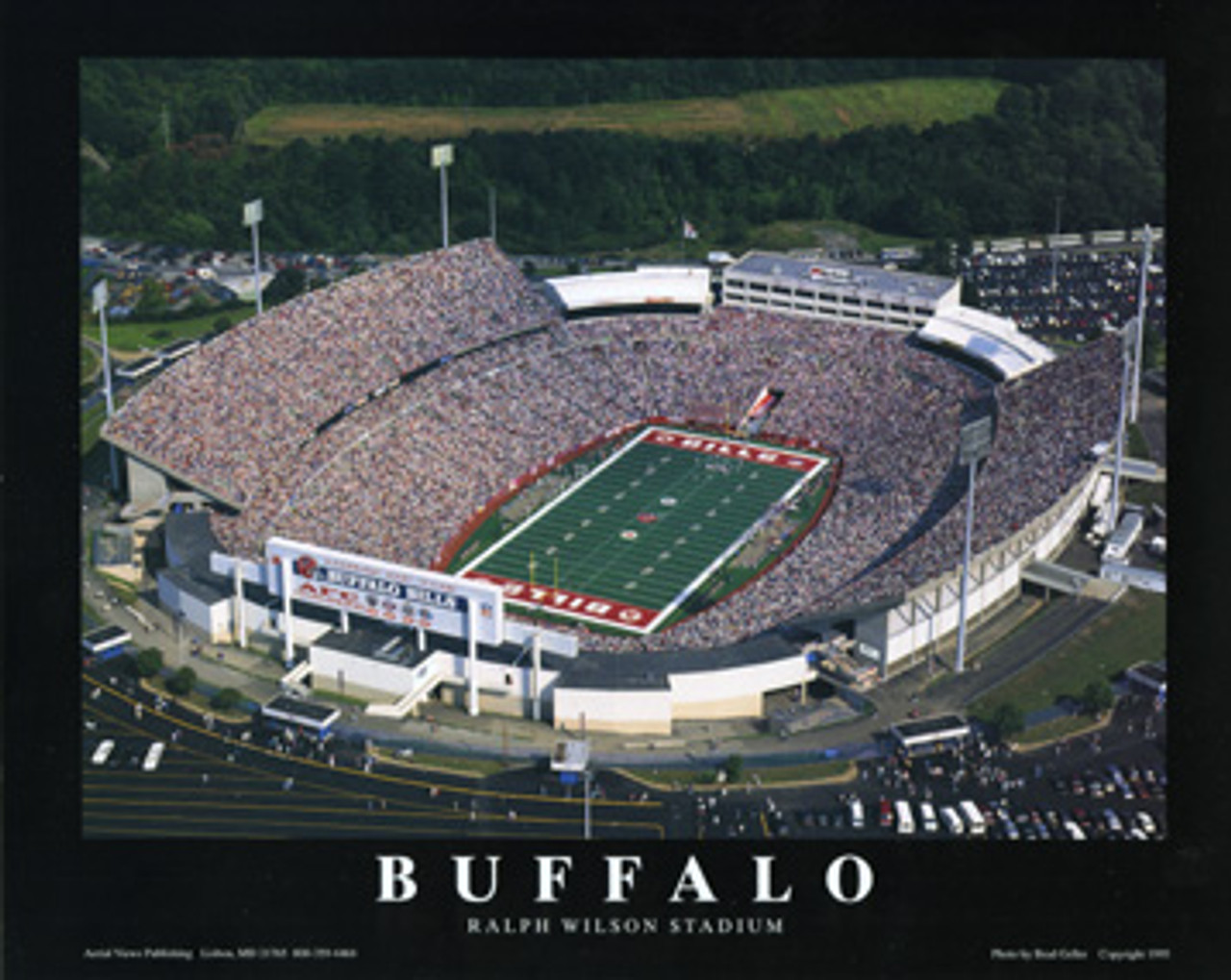 Highmark Stadium Home of the Buffalo Bills - Aerial Drone Video in 4K 