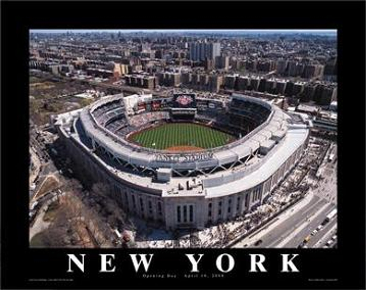 Aerial View of Yankee Stadium