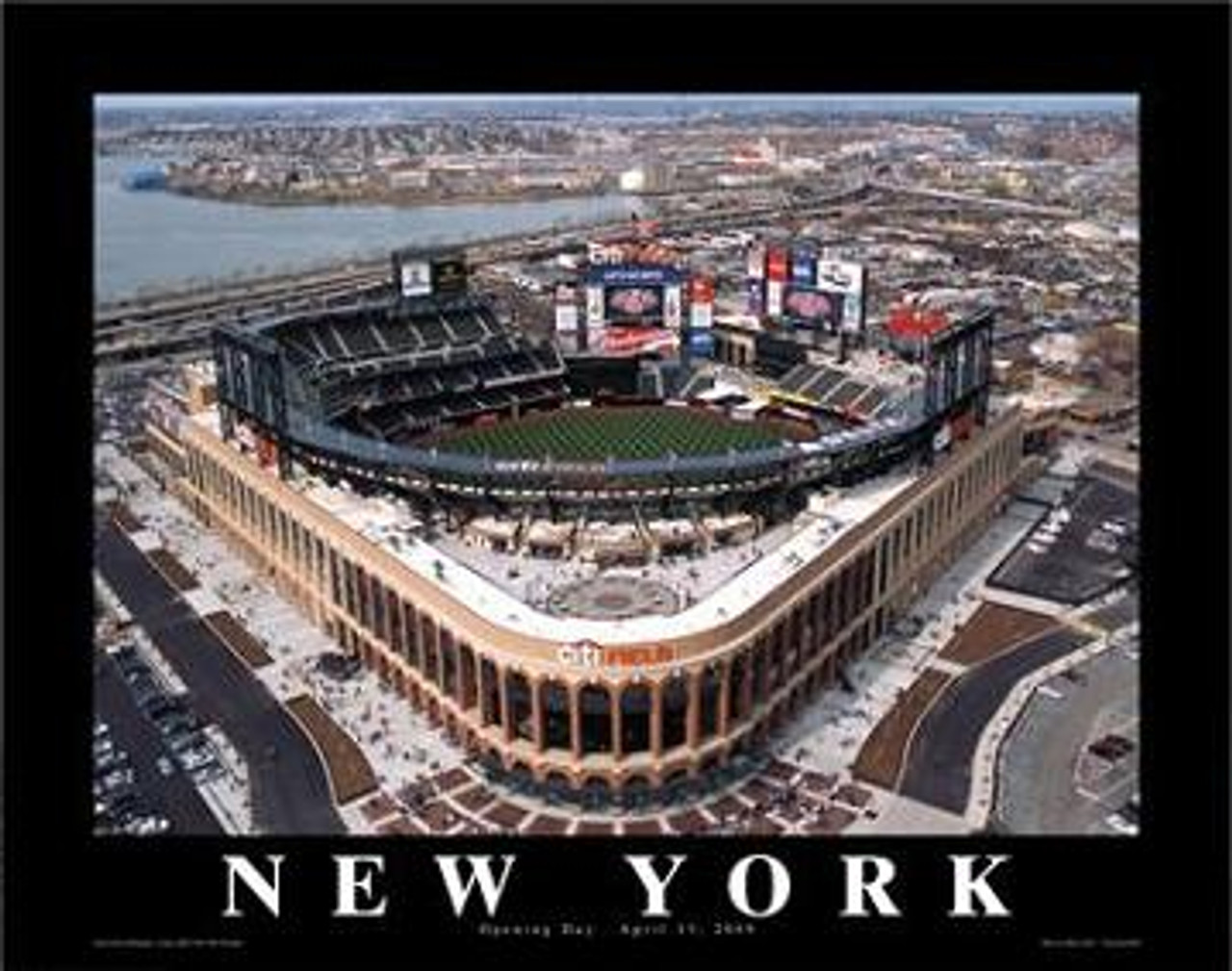 Citi Field Aerial Poster