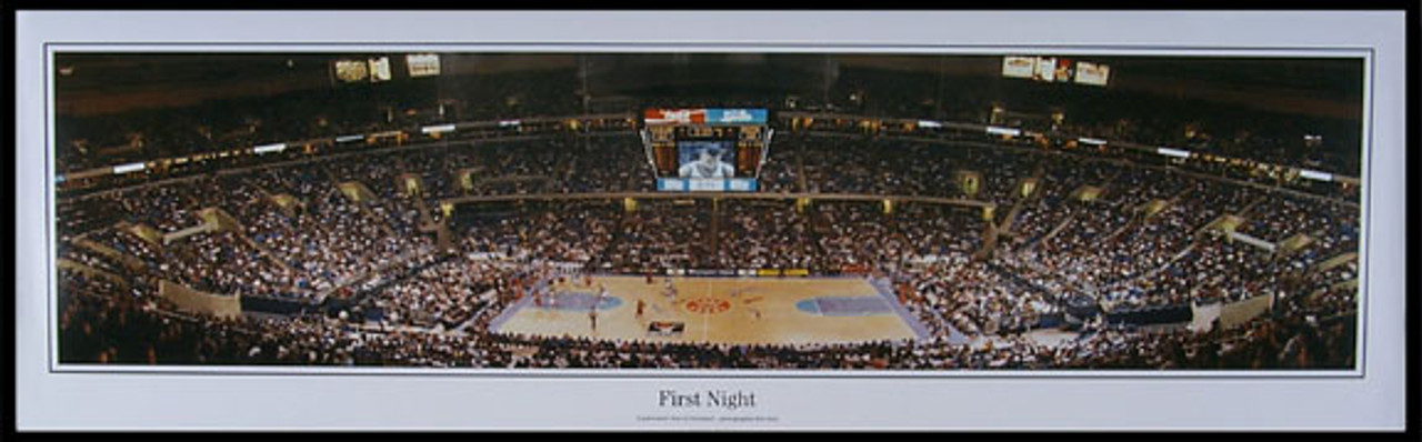 "First Night" Cleveland Cavaliers at Gund Arena Panoramic Poster