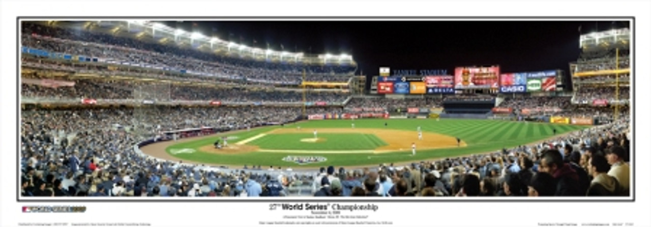 2009 World Series Champions New York Yankees Panoramic Framed Poster - the  Stadium Shoppe