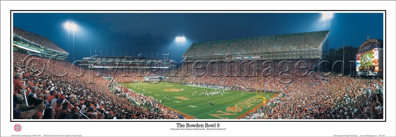 "The Bowden Bowl" Clemson Tigers Panoramic Poster