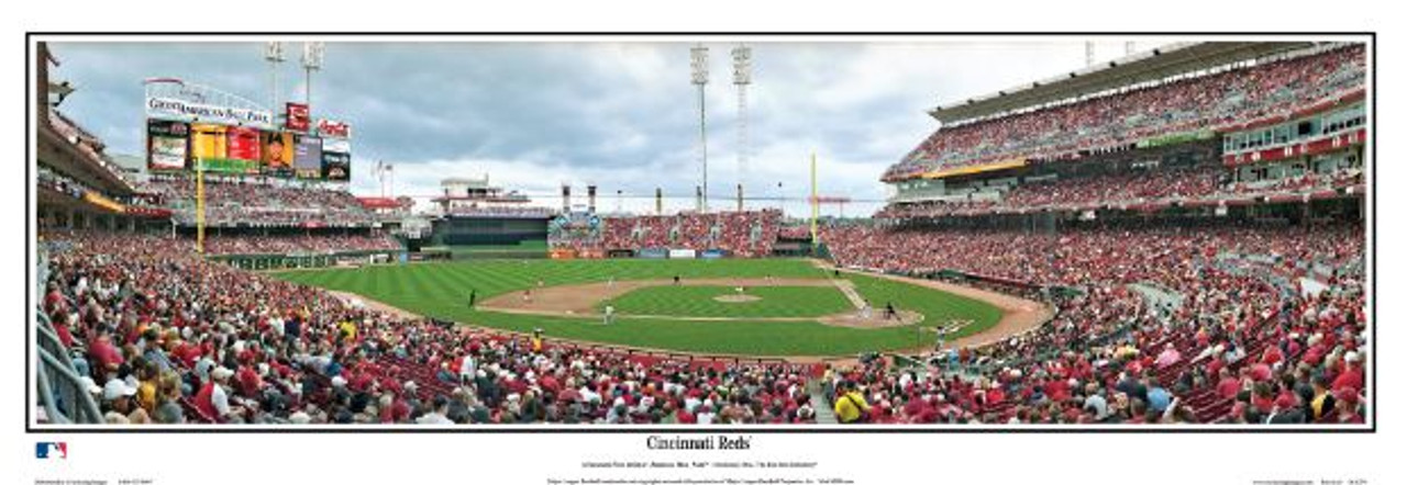 MLB Cincinnati Reds Baseball Pennant Great American Ballpark