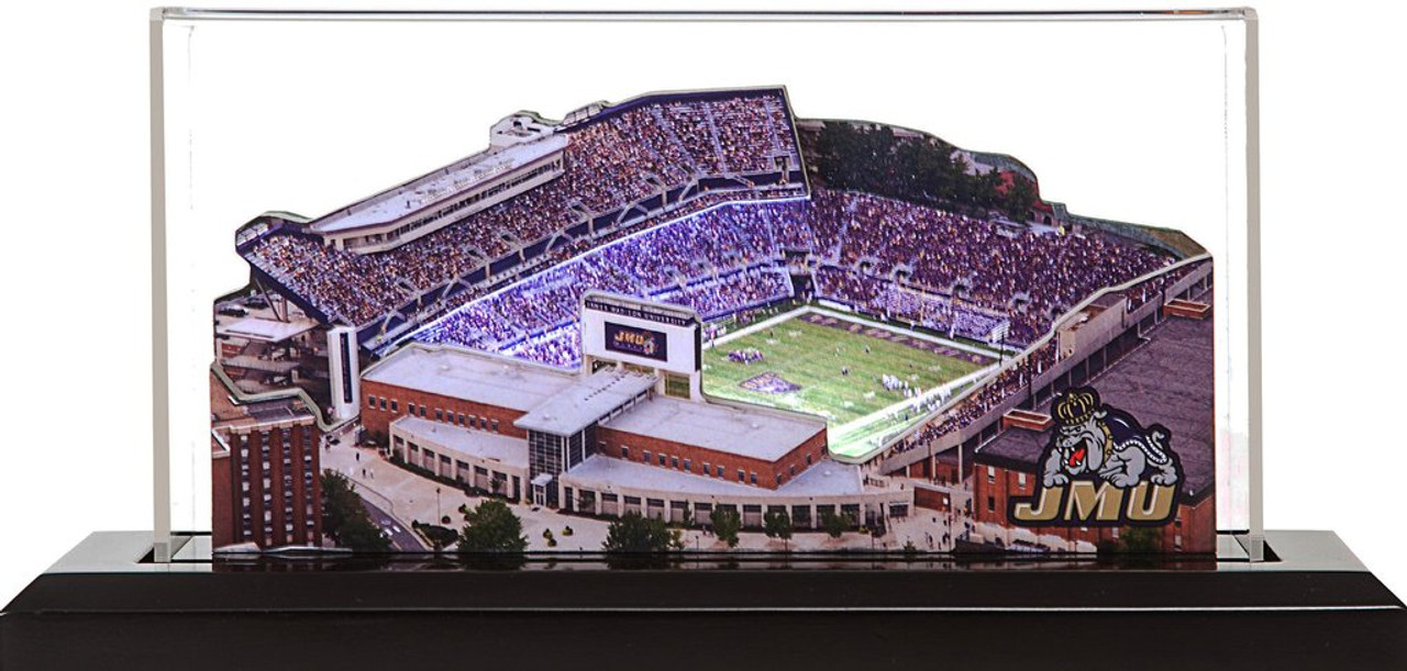 James Madison Dukes - Bridgeforth Stadium 3D Stadium Replica