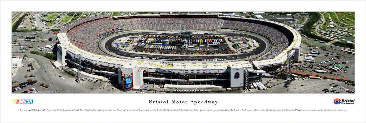 Bristol Motor Speedway Aerial Panorama Poster