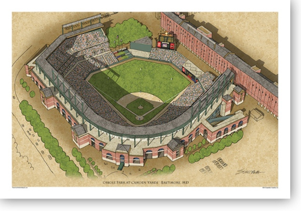 Camden Yards - Baltimore Orioles Print