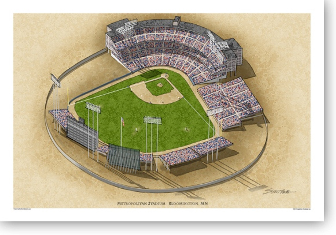 Metropolitan Stadium-Baseball · waltbarry.com · Online Store Powered by  Storenvy