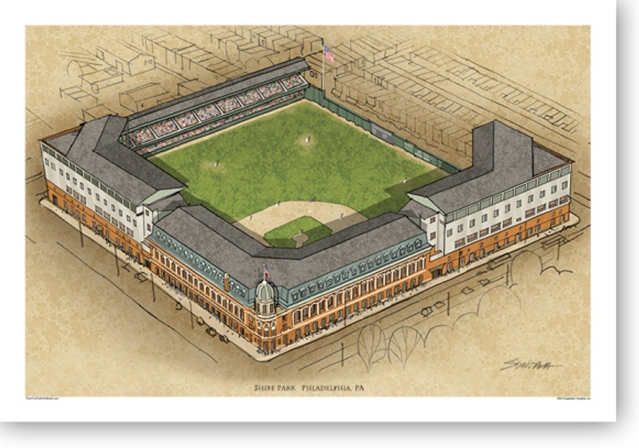 Shibe Park - Philadelphia Phillies  Print