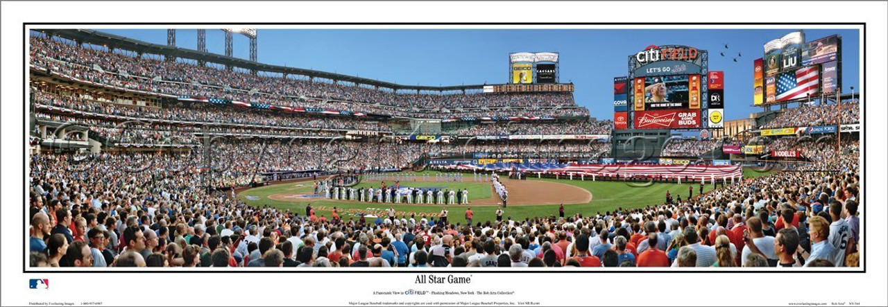 Citi Field "All-Star Game" Panoramic Framed Poster