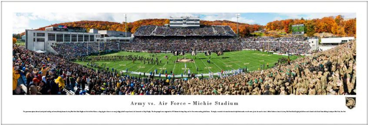 Army Black Knights vs Air Force Falcons at Michie Stadium Panoramic Poster