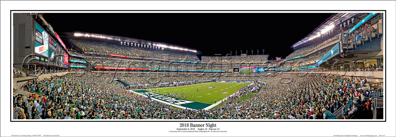 Philadelphia Eagles 2018 Banner Night Lincoln Financial Field
